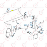 OM502LA FUEL RETURN LINE